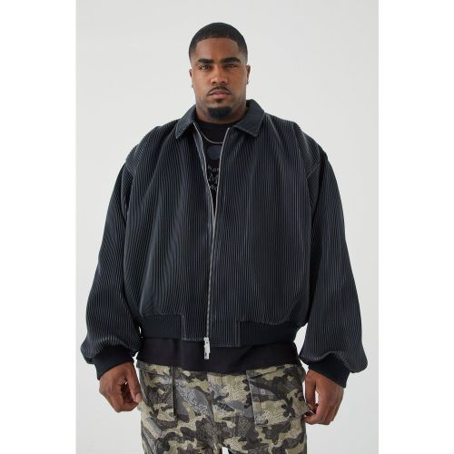 Grande taille - Veste Harrington oversize plissée - XXL - Boohooman - Modalova