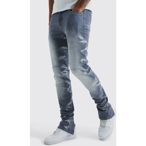Tall - Jean skinny zippé - 34 - Boohooman - Modalova