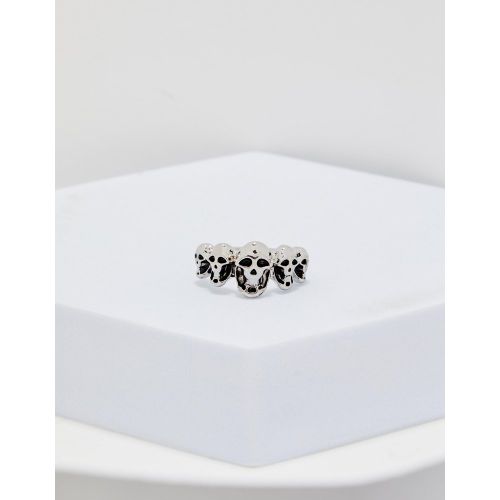 Bague tête de mort - M/L - Boohooman - Modalova