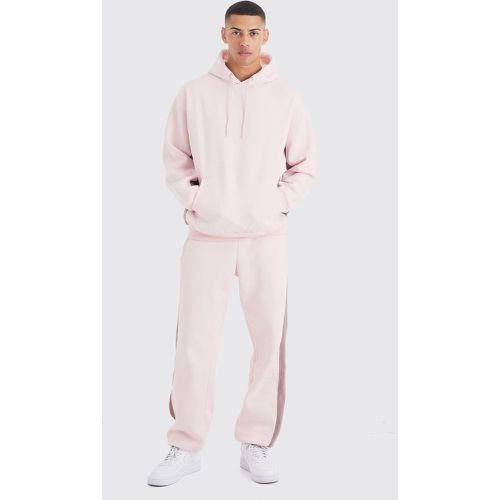 Survêtement oversize color block - L - Boohooman - Modalova