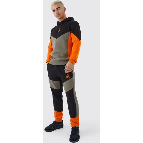 Survêtement color block - MAN - Boohooman - Modalova