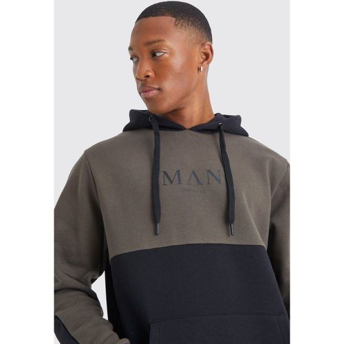 Sweat à capuche effet color block - MAN homme - S - Boohooman - Modalova