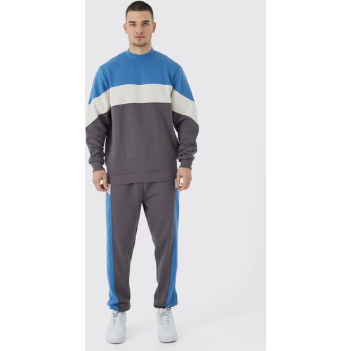 Tall - Survêtement color block - M - Boohooman - Modalova