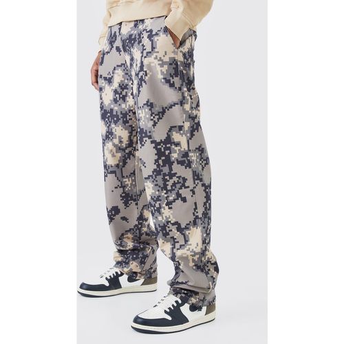 Tall - Pantalon large à imprimé camouflage - 30 - Boohooman - Modalova