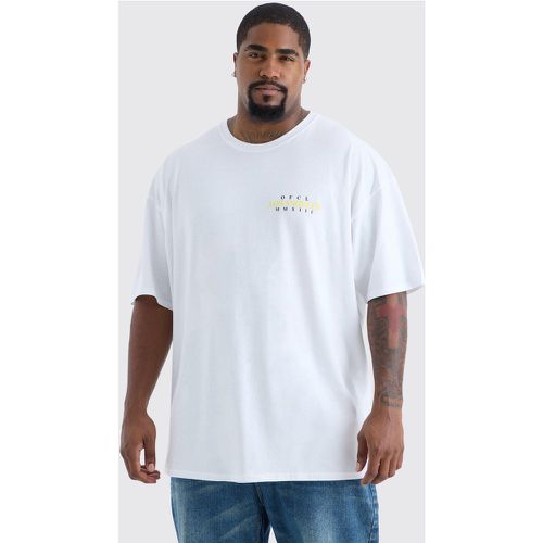 Grande taille - T-shirt oversize à imprimé Los Angeles - Boohooman - Modalova