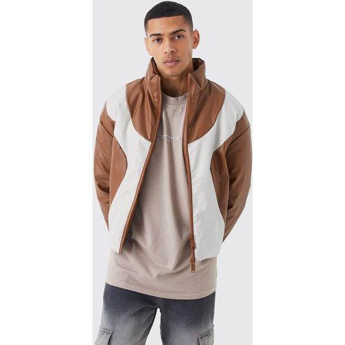 Bomber ample à col cheminée homme - L - Boohooman - Modalova