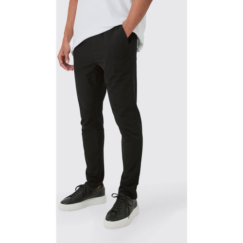 Pantalon slim léger à taille élastique - M - Boohooman - Modalova