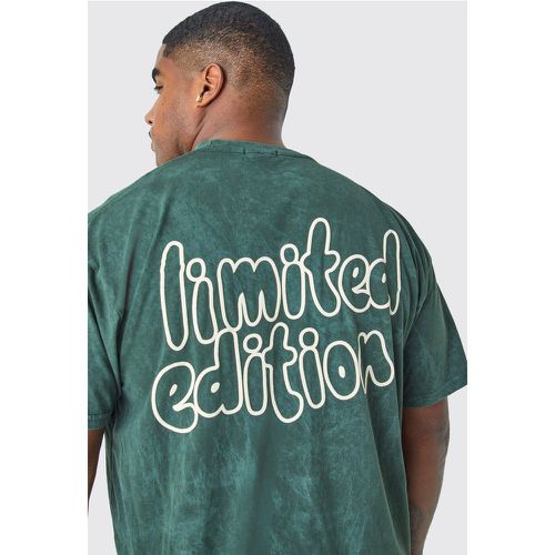 Grande taille - T-shirt délavé - Limited Edition - - XXXL - Boohooman - Modalova