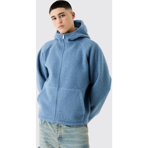 Sweat à capuche oversize zippé homme - M - Boohooman - Modalova