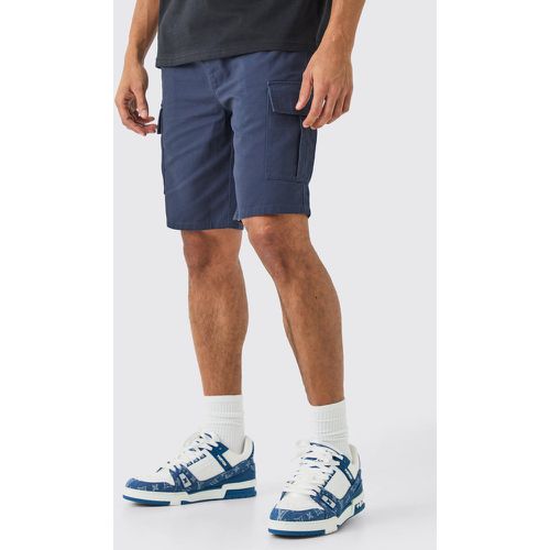 Short cargo large à taille élastiquée - S - Boohooman - Modalova