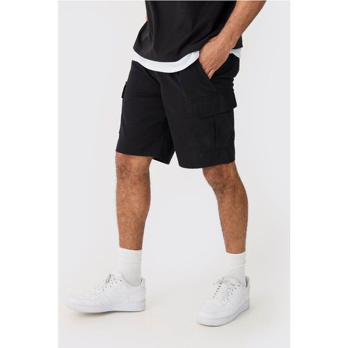 Short cargo large à taille élastiquée - M - Boohooman - Modalova