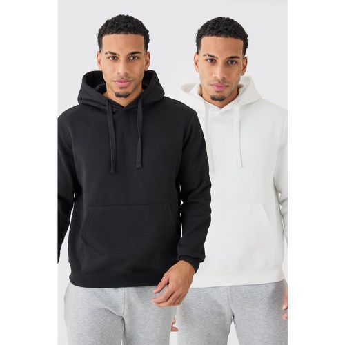 Lot de 2 sweats à capuche à enfiler homme - L - Boohooman - Modalova