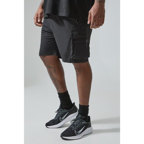 Grande taille - Short cargo léger - MAN Active - XXXL - Boohooman - Modalova