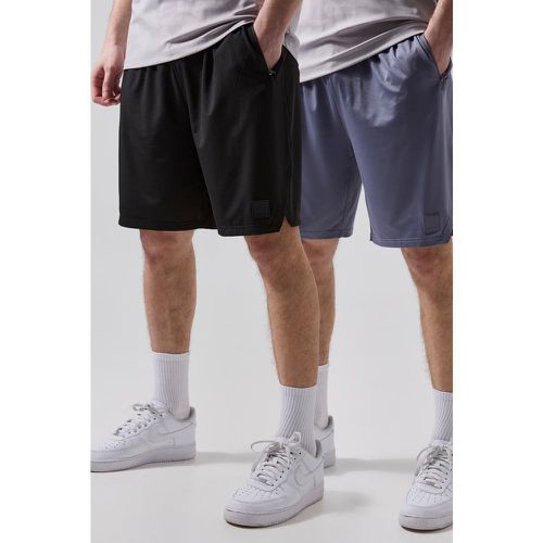 Tall - Lot de 2 shorts de sport - MAN Active - S - Boohooman - Modalova