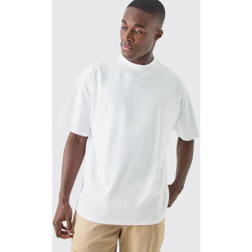 T-shirt oversize à col montant - S - Boohooman - Modalova