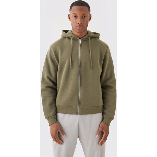 Sweat à capuche ample zippé homme - S - Boohooman - Modalova