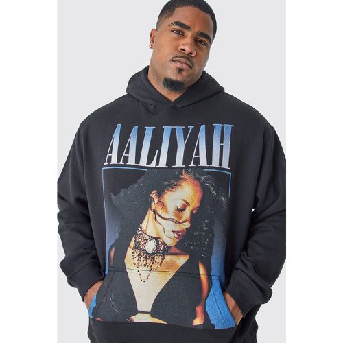 Grande taille - Sweat à capuche à imprimé Aaliyah homme - - XXXL - Boohooman - Modalova