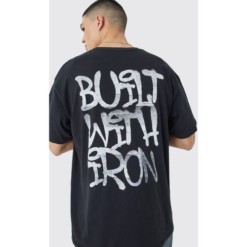 T-shirt de sport oversize à slogan - MAN Active - Boohooman - Modalova