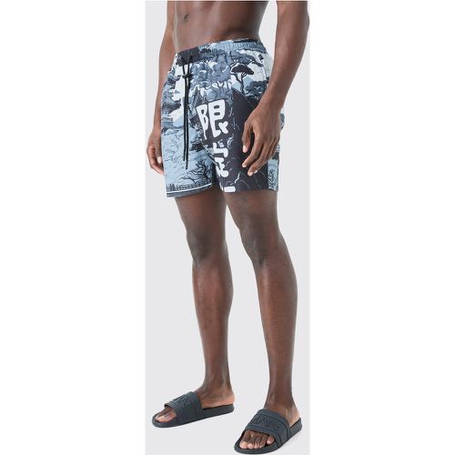 Short de bain mi-longue - L - Boohooman - Modalova