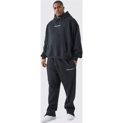 Grande taille - Survêtement oversize fendu - XXXXL - Boohooman - Modalova