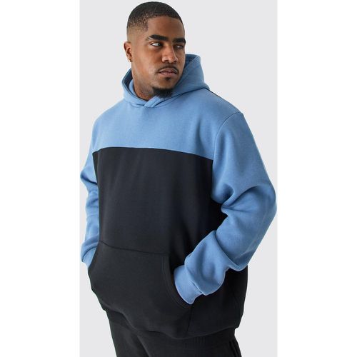 Grande taille - Sweat à capuche color block en homme - XXL - Boohooman - Modalova