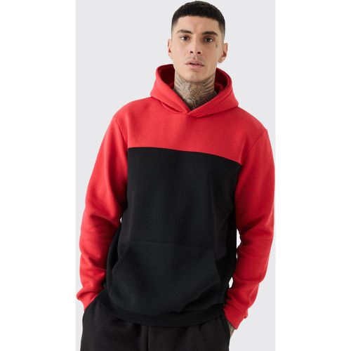 Tall - Sweat à capuche color block homme - S - Boohooman - Modalova