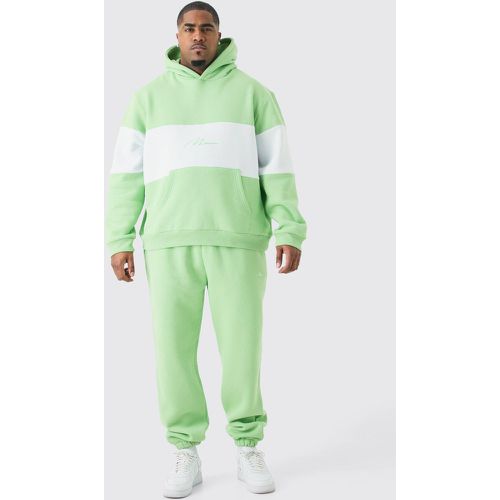 Grande taille - Survêtement color block - MAN - XXL - Boohooman - Modalova