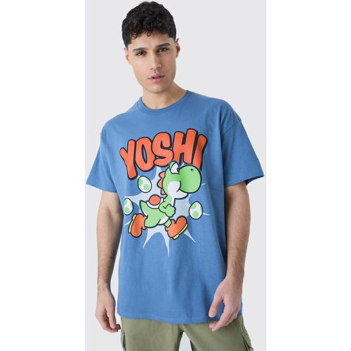 Oversized Yoshi Mario License T-shirt - Boohooman - Modalova