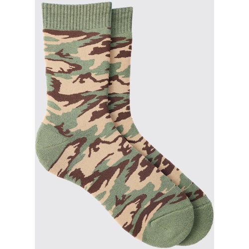 Chaussettes à imprimé camouflage - ONE SIZE - Boohooman - Modalova