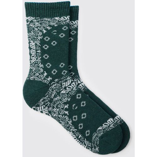 Chaussettes à imprimé bandana - ONE SIZE - Boohooman - Modalova