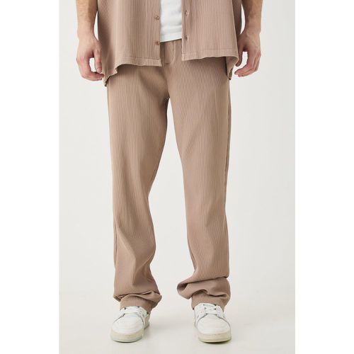 Tall - Pantalon flare habillé à taille élastiquée - S - Boohooman - Modalova