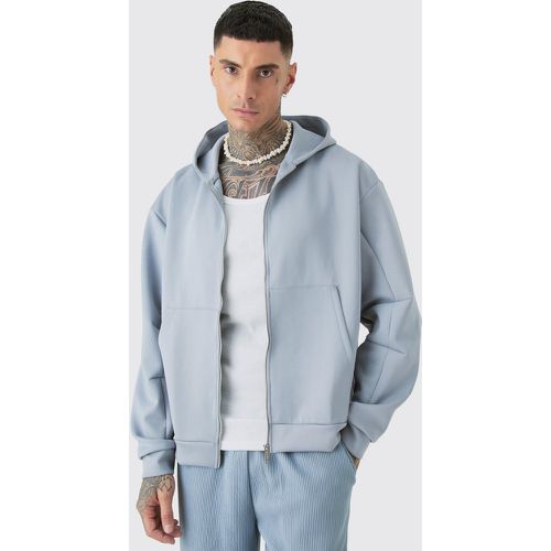 Tall - Sweat à capuche oversize zippé homme - L - Boohooman - Modalova