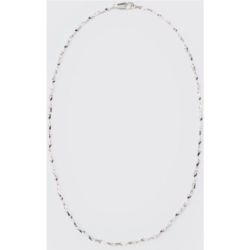 Metal Chain Necklace In Silver - Boohooman - Modalova