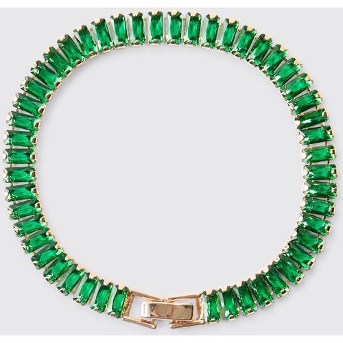 Iced Bracelet In Green - Boohooman - Modalova