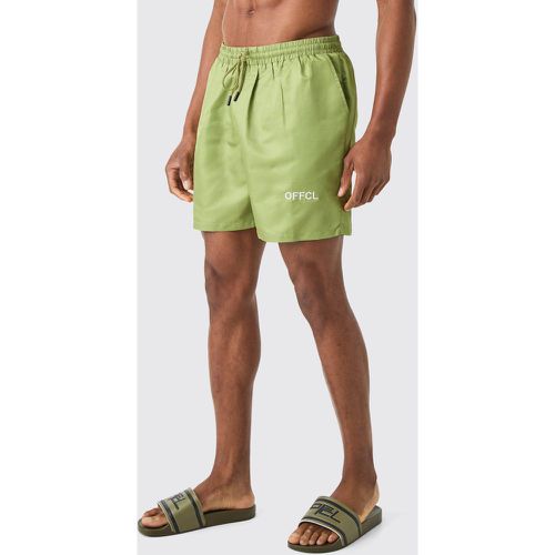 Short de bain mi-long - Ofcl - M - Boohooman - Modalova