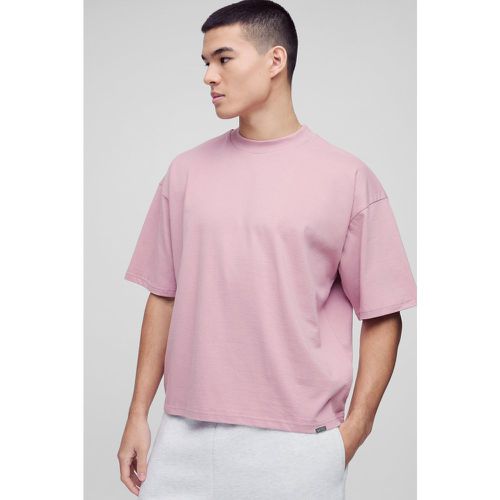 T-shirt épais oversize à col montant - S - Boohooman - Modalova