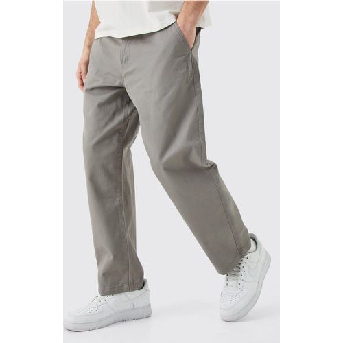 Pantalon court chino à taille fixe - 28 - Boohooman - Modalova