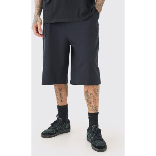 Tall - Bermuda à taille fixe en twill - 30 - Boohooman - Modalova