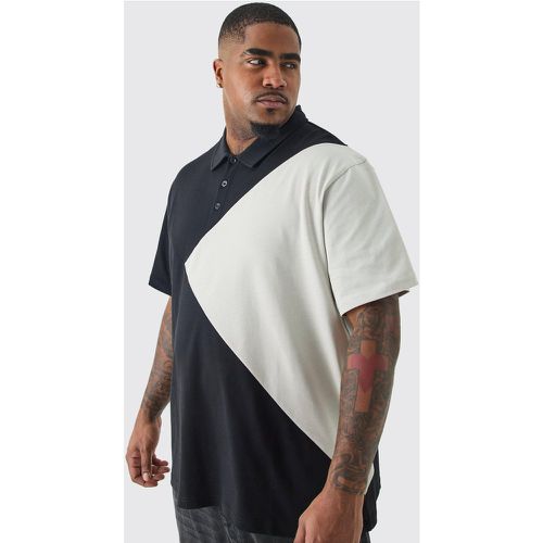 Grande taille - Polo color block - XXL - Boohooman - Modalova