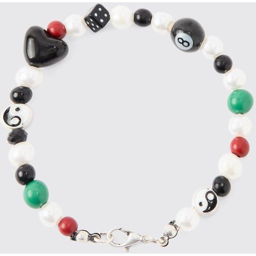 Bracelet mixte à perles - ONE SIZE - Boohooman - Modalova