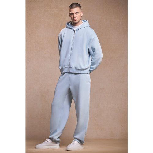 Survêtement oversize zippé - MAN - S - Boohooman - Modalova