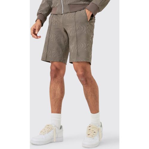 Short de costume texturé - L - Boohooman - Modalova