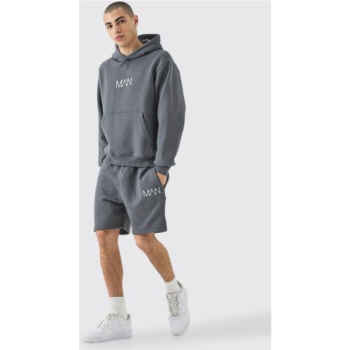 Survêtement oversize avec short - MAN - S - Boohooman - Modalova