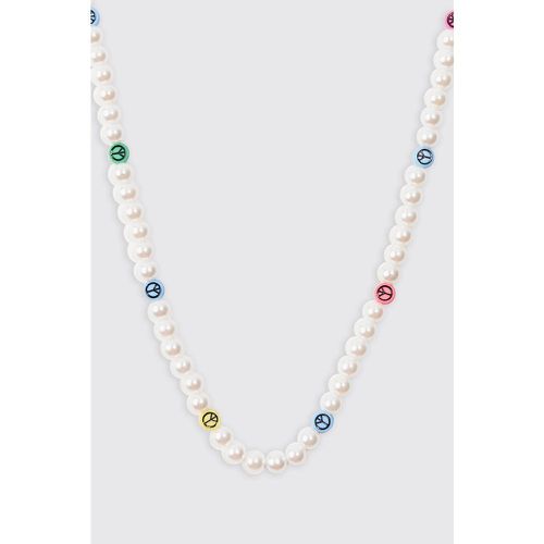 Collier à perles mixtes - ONE SIZE - Boohooman - Modalova