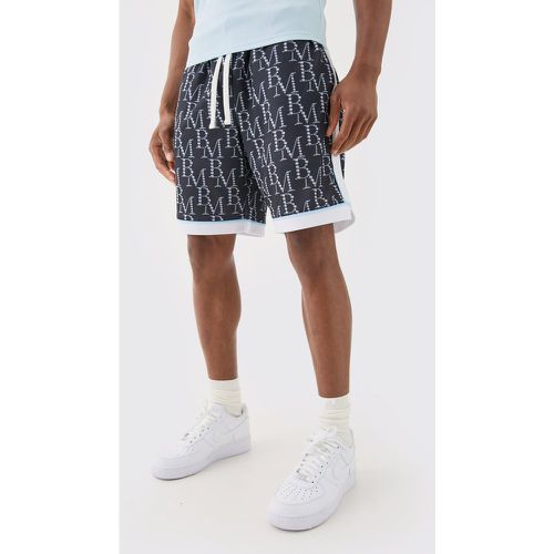 Short de basket large à imprimé BM - L - Boohooman - Modalova