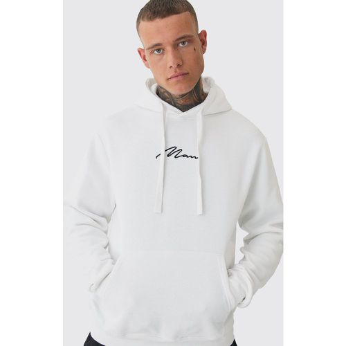 Tall - Sweat à capuche basique à logo signature - MAN homme - S - Boohooman - Modalova