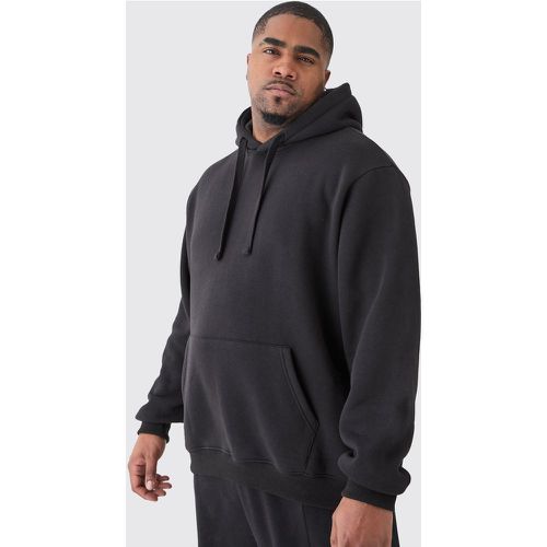 Plus Basic Hoodie In Black - - XXXL - Boohooman - Modalova