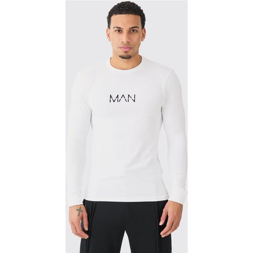 Man Dash Muscle Fit Long Sleeve T-shirt - Boohooman - Modalova