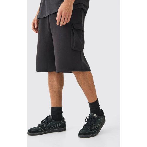 Short cargo long en jersey - S - Boohooman - Modalova