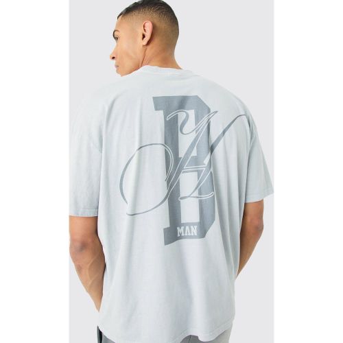 T-shirt oversize délavé - MAN - S - Boohooman - Modalova